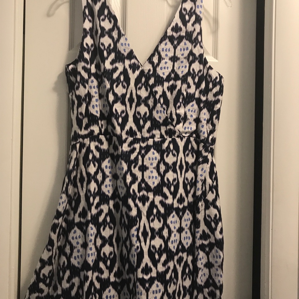 Blue patterned Gap dress